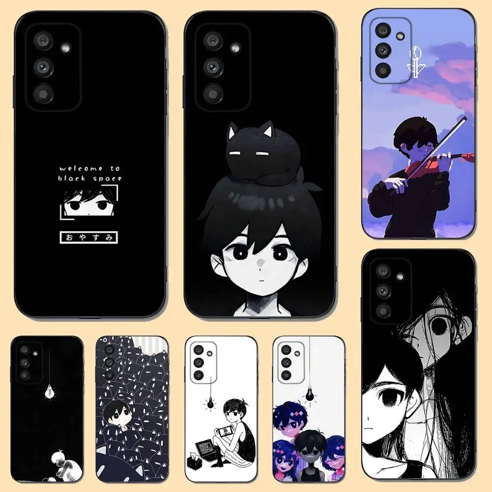 

Phone Case For Samsung S 25,24,23,22,30,21,10,9,Ultra,Plus,Lite,FE,4,5 G Soft O-OmoriS Game Black Case