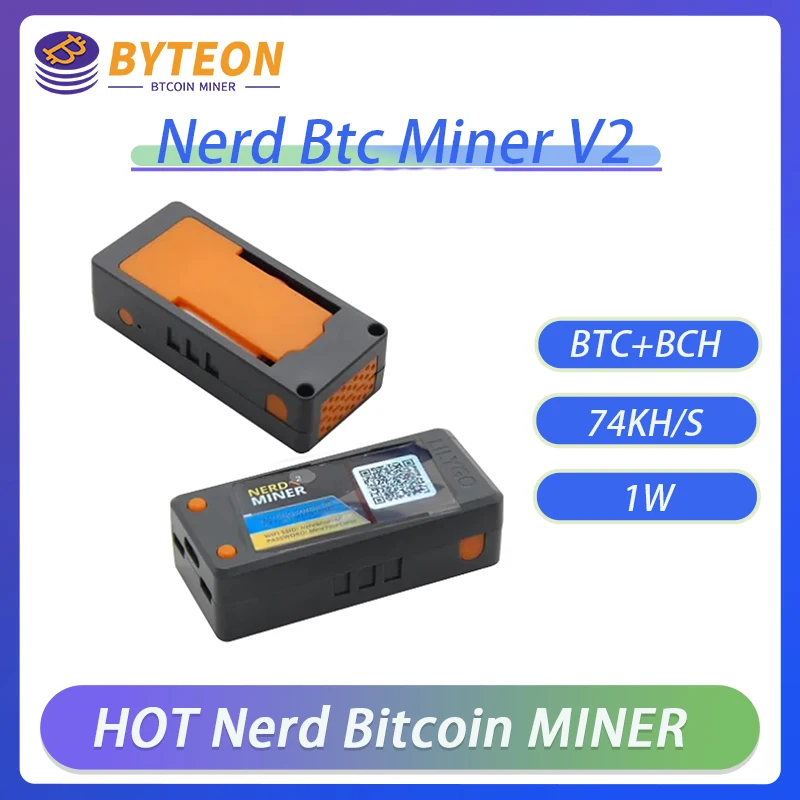 

mini bitcoin minerNerdMiner V2 73Kh/s prize 3.125 Thumb Micro Bitcoin Mining Machine Bitcoin Solo Miner Cryptocurrency Miner