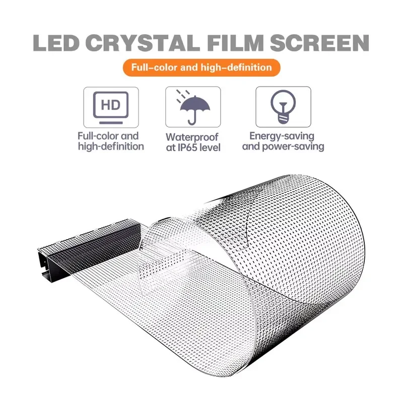 Quality assurance P3.91 indoor transparent LED display, transparent LED transparent video wall, with discounts