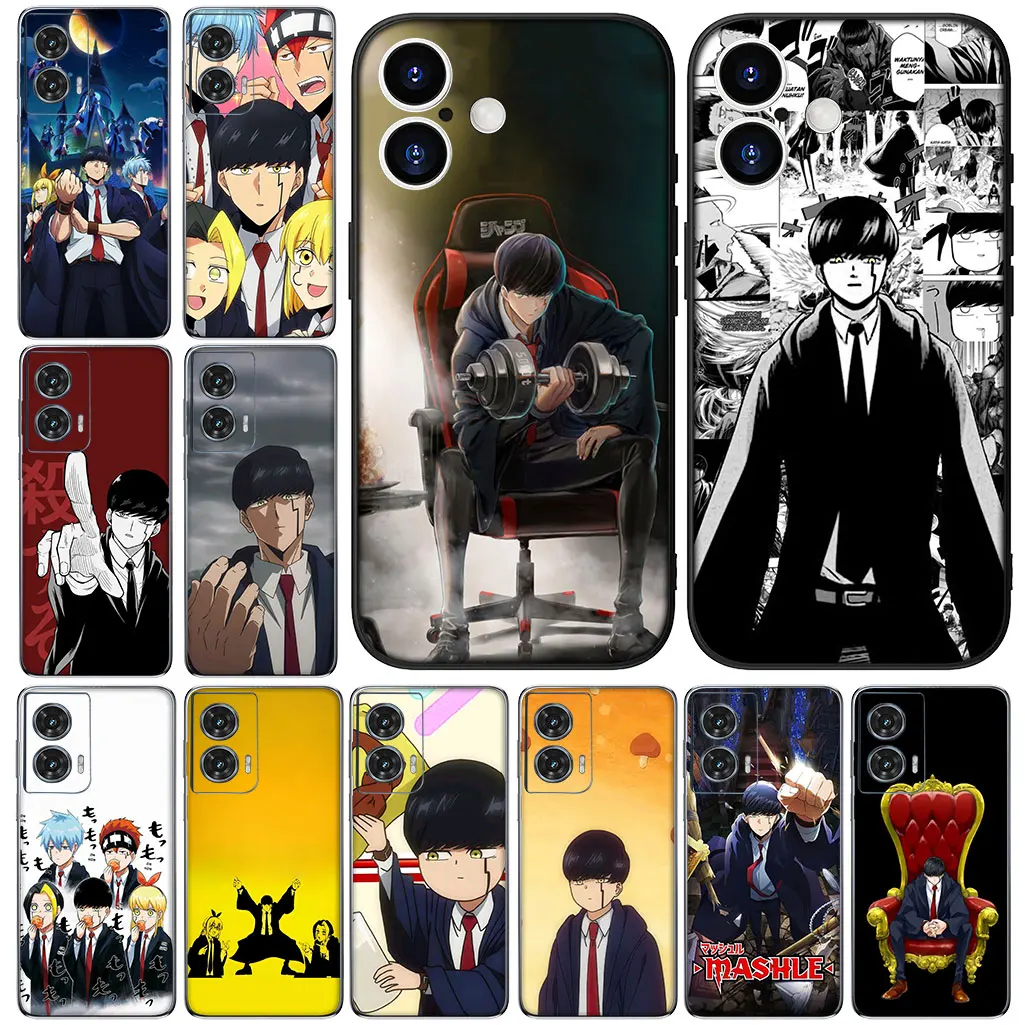 Мягкий чехол для Samsung Galaxy S22 S21 S20 Fe Ultra S8 Plus M21 M31 M55 M15 + A35 A55 A22 Mashle Magic and Muscles Phone Case