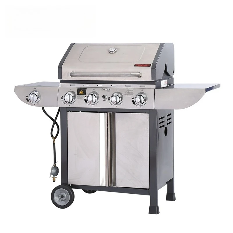 

Household gas grill cast iron grill plate grill net rack courtyard commercial