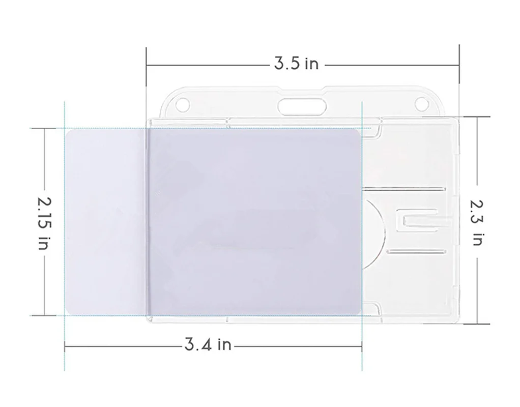 Zinc Alloy Plastic Badge Reel ID Tag Work Card Clips Retractable Keyring Bus Pass Card Sleeve Clips Reel