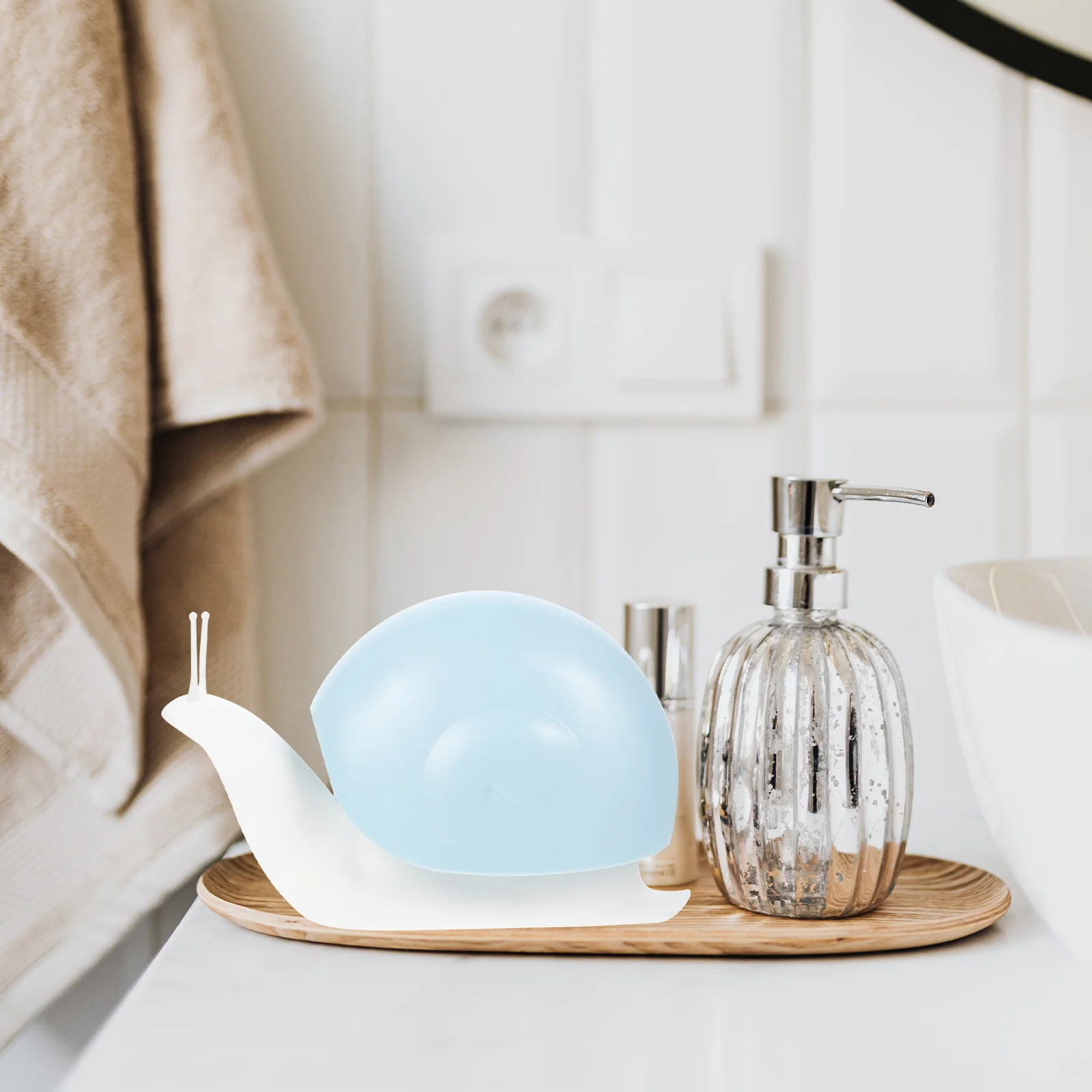 

Snail Liquid Soap Dispenser Bottle Refillable Pp Material For Bathroom Kitchen Hand Soap Lotion Shampoo Dispensing
