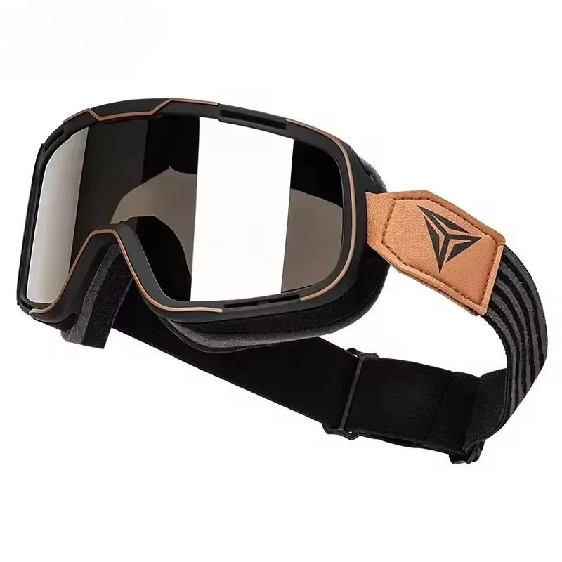 

Free Shipping, Motorcycle Helmet, Goggles, Dustproof and Windproof, Motorcycle Off-road Goggles, Retro Folding Design