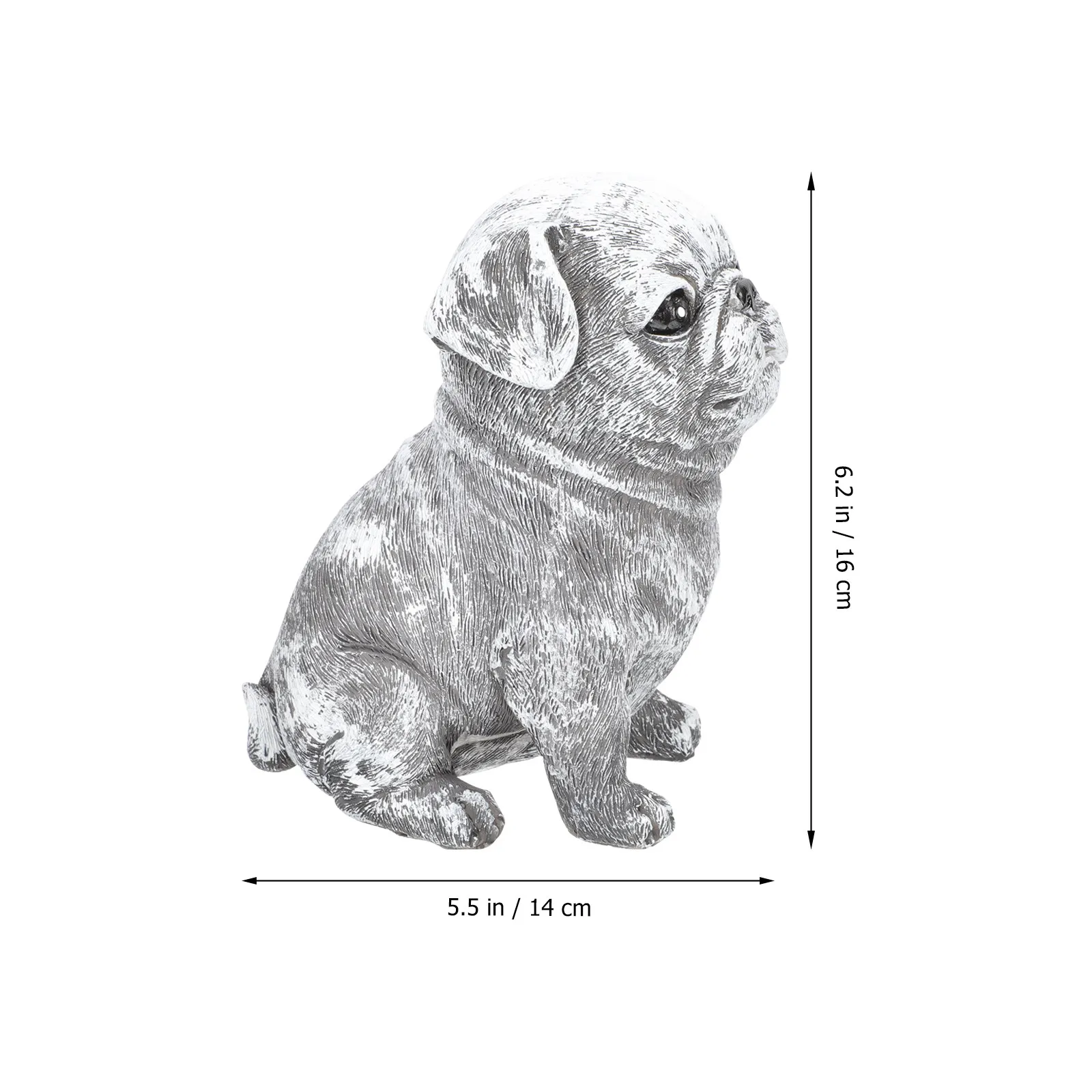 Realistic Resin Puppy Statue Lifelike Decor Home Bedroom Fireplace Garden Yard Outdoor Decoration Dog Figure Sculpture Crafts