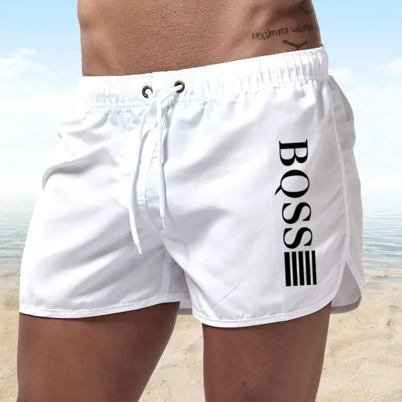 

Men's Summer Quick-Dry Swimming Trunks, Breathable Quick-Dry Surfing Beach Shorts, Men's Fitness Pants, Elastic Waist Shorts