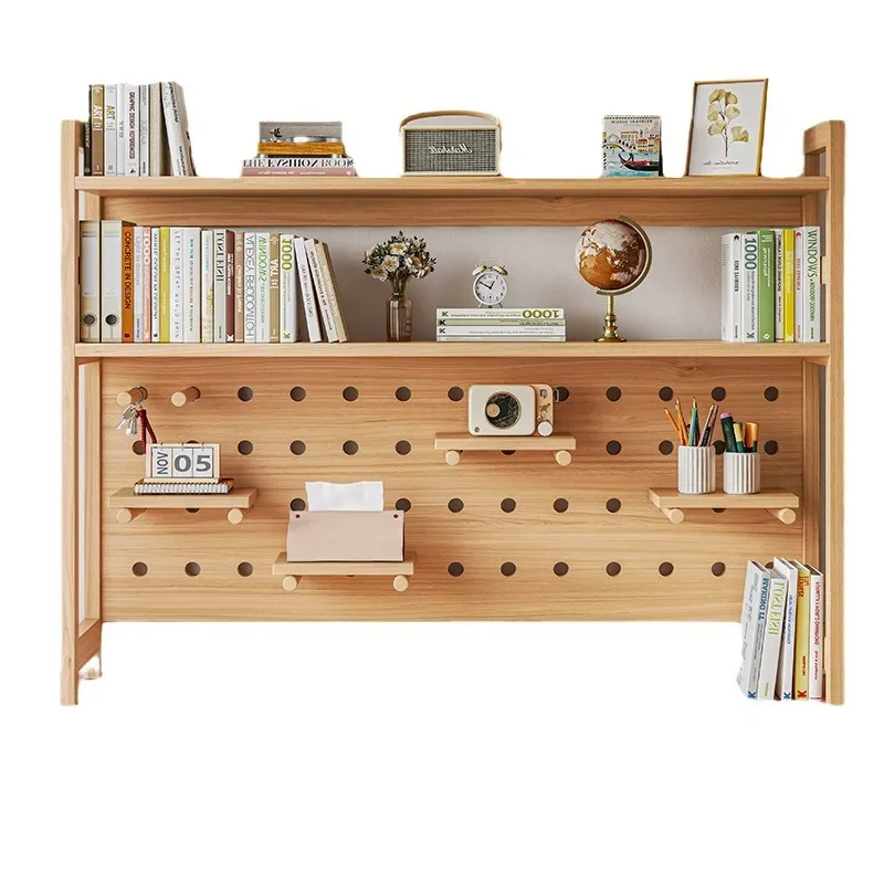 

Customized solid wood desktop shelves, desk bookshelves, desk multi-layer storage shelves, study table small layer shelves