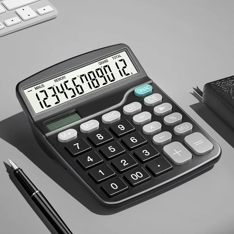 

Office Supplies, Student Solar Calculator, Dual Power Supply, 12 Bit Large Screen Computer