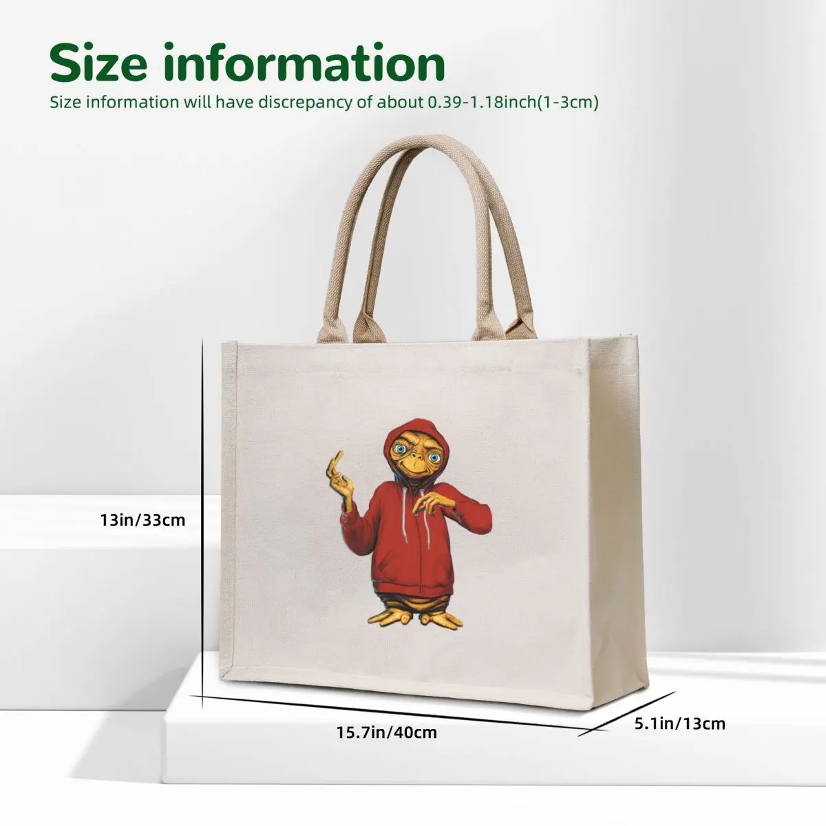 Extra Terrestrial red hoode Tote Bag Women's beach bags Women's bags tote bags men
