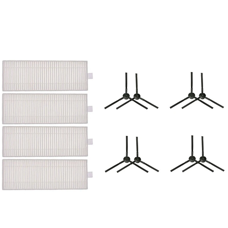 Robô Aspirador Acessórios de Substituição, Rolo do filtro HEPA, Escova Lateral Principal, Mop Pano, Trapos para 360 C50