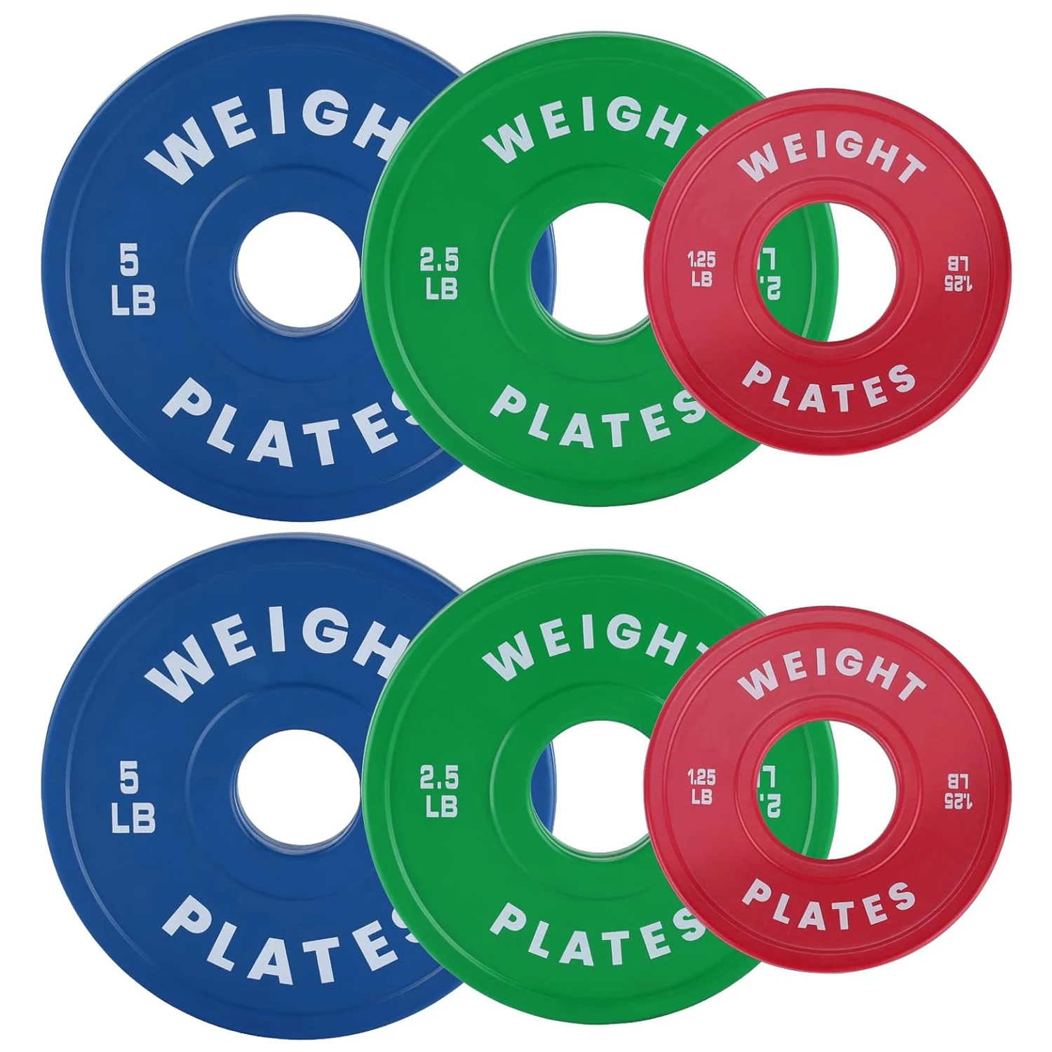 Bumper Plates,2 inch Rubber Weight Plates,1.25 LB,2.5LB 10 LB 15LB 25LB 35LB 45LB 100LB 160LB 300LB Plates