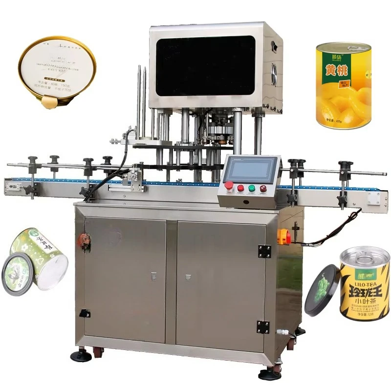 Hot Sale CE Automatic Tuna Fish Tin Can Sealing Machine Aluminum Bowl Sealer Beer Can Sealer Canning Machine