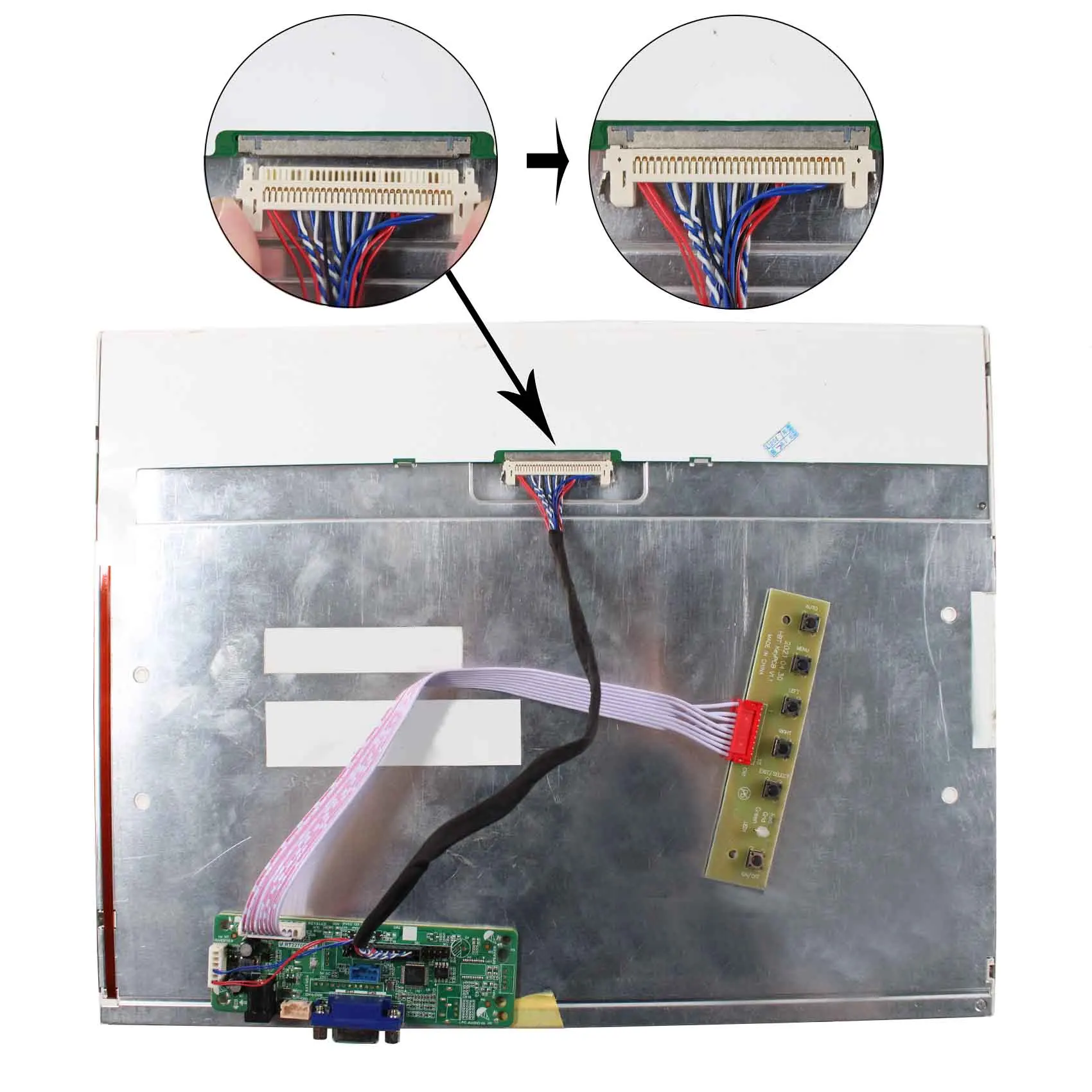 لوحة سائق التحكم VGA لشاشة LCD 11.6 "A116XW02 V0 1366x768