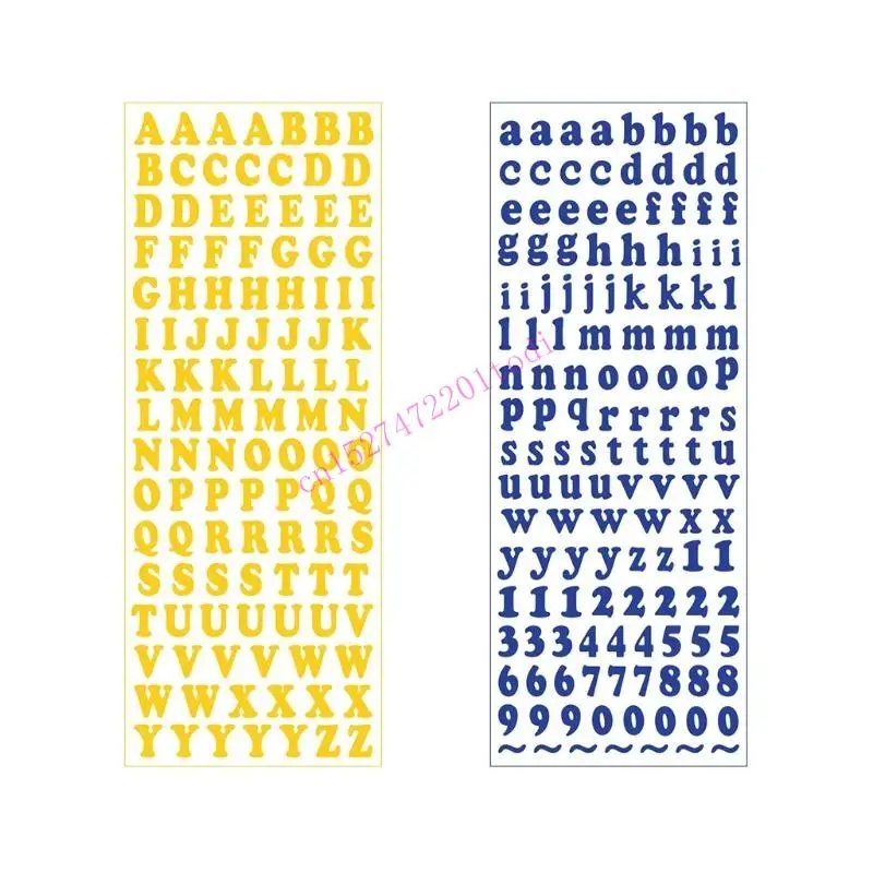 

M76B Letters Numbers Stickers Epoxy Filling Materials Jewelry Making Material DIY Art Resin Crafts Projects Scrapbook Filling