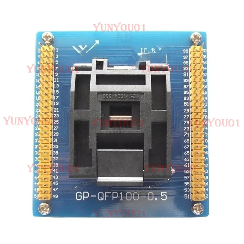 IC51-1004-809-23 Test Seat QFP100 TQFP100 LQFP100 Programming Socket 0.5mm GP-QFP100-0.5