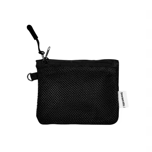 Travel Makeup Storage Bags New Mesh Coin Purse Simple Portable Mini Bag Multi-purpose Square Bag Double-layer Zipper Card Holder - Image 11