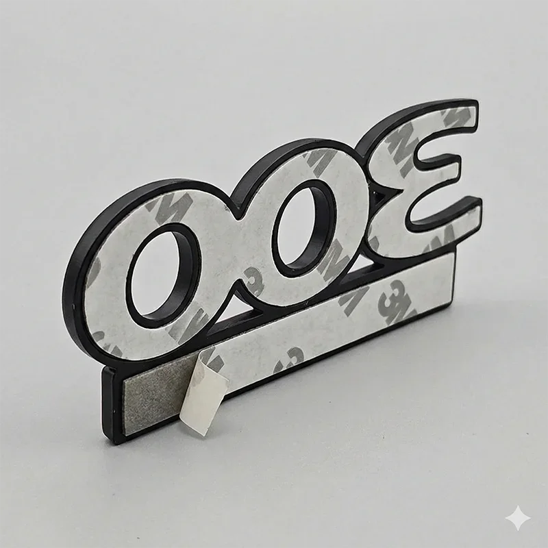 3D 300 TOURING Trunk Emblem Badge For Chrysler 300 Car Rear Tailgate Fender Logo Decal Black Chrome Auto Replacement Sticker