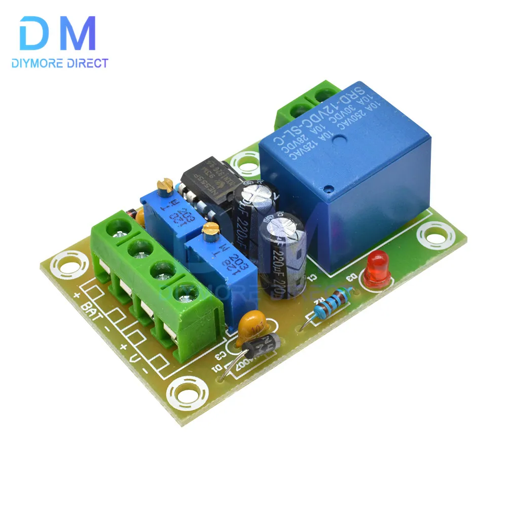 XH-M601 Battery Charging Control Board 12V Battery Full Power off Stop to Prevent Overshoot Control Module