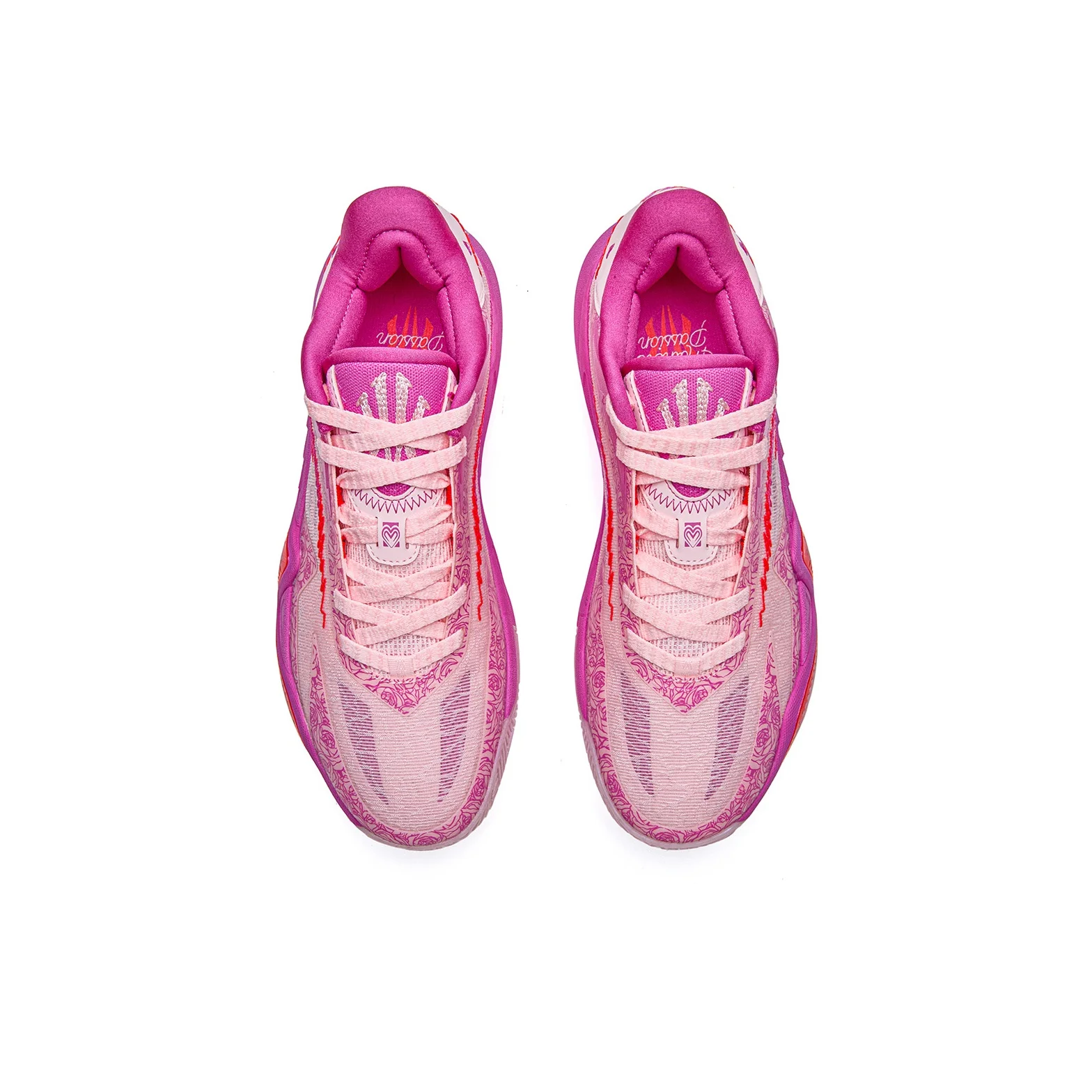 ANTA KAI 3 Basketball Shoes Men's Low Top Pink 112631110-7 view 4