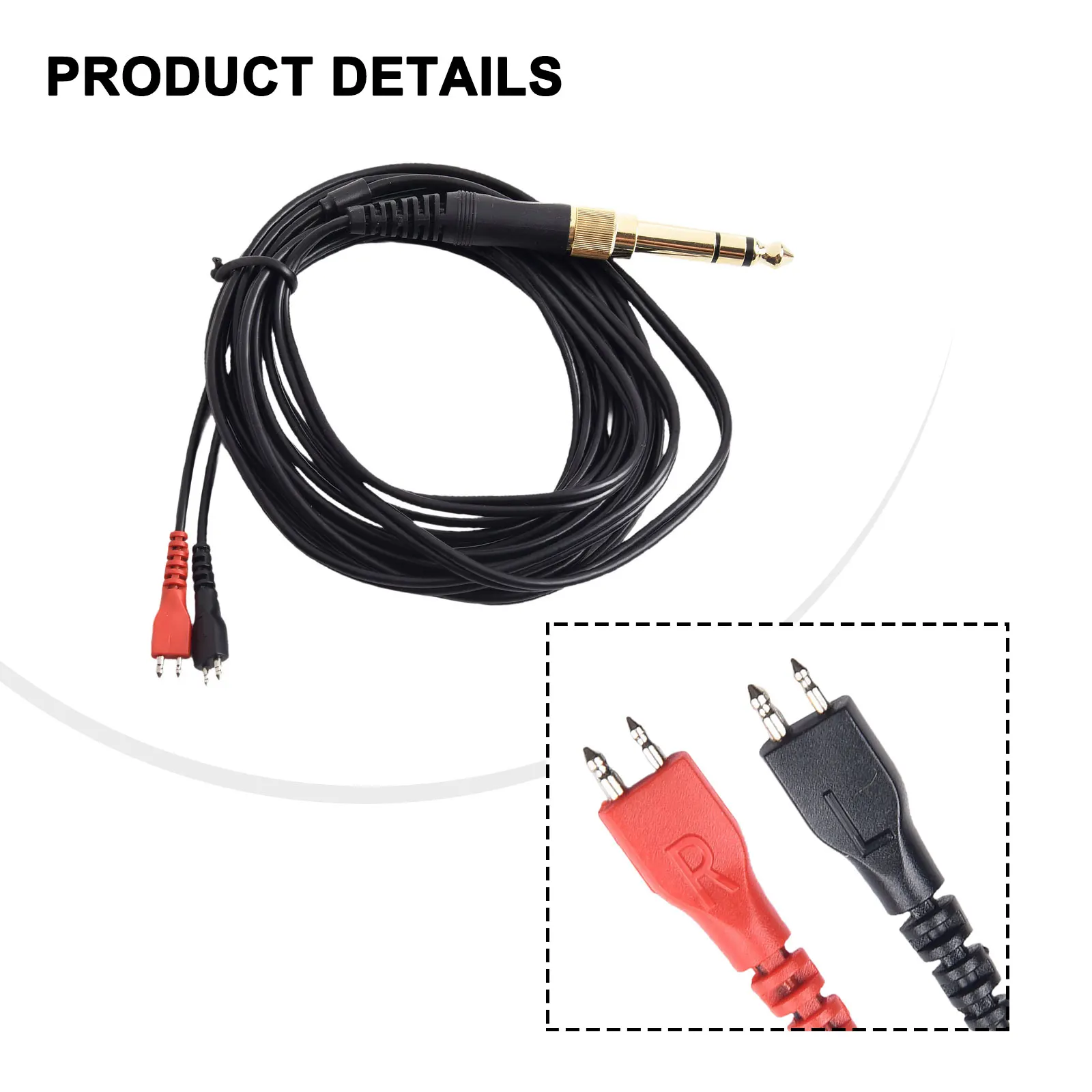2 متر استبدال كابل الصوت ل HD25 HD560 HD540 HD480 HD430 HD 440 II سماعات الصوت كابل الملحقات