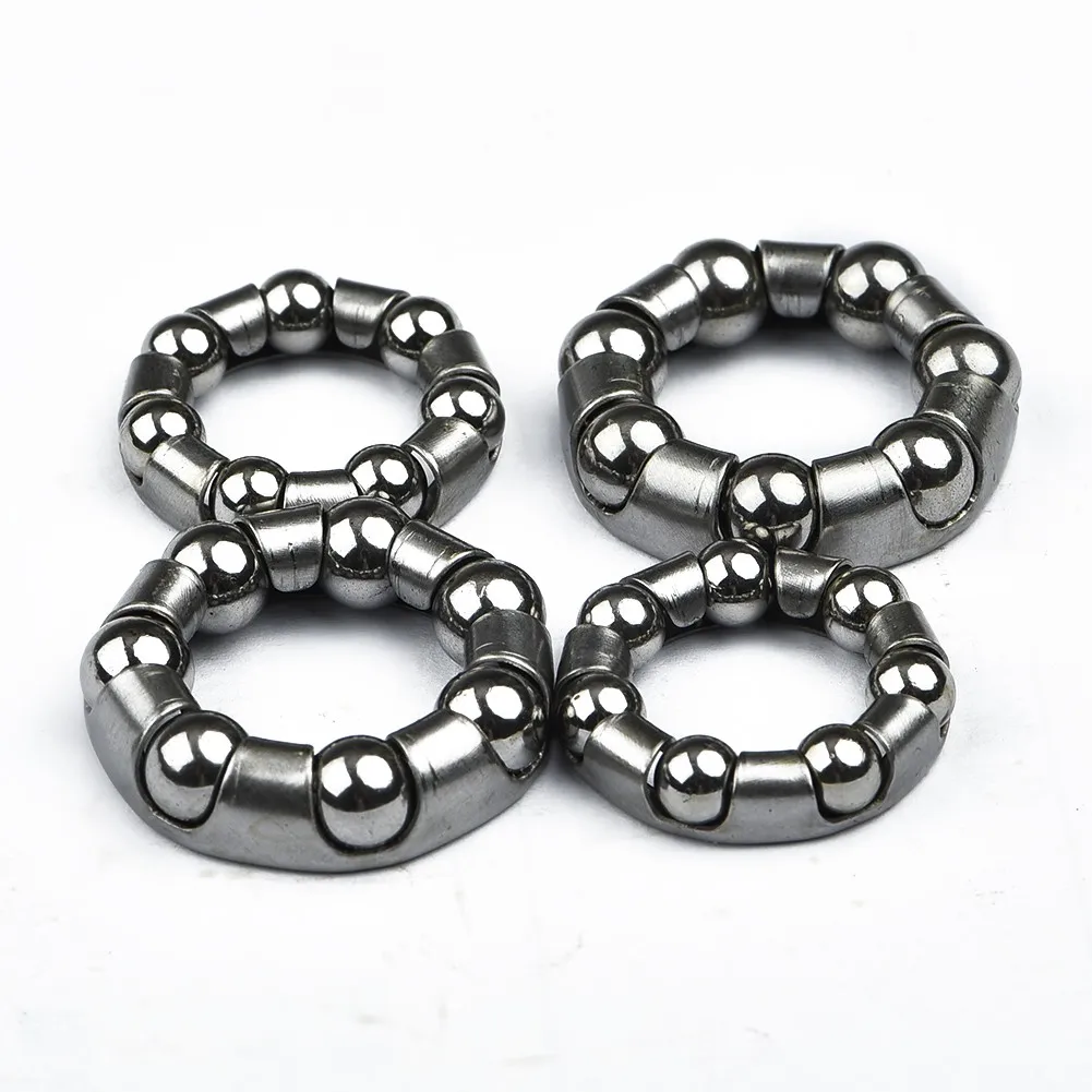 4 Pcs Bicycle Full Set Wheel Hub Bearings Front And Rear Steel Bearing Bicycle Repair Cycling Accessories Parts