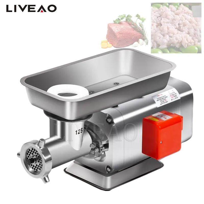 

Electric Meat Grinder Commercial Sausage Stuffer Machine 110V 220V Heavy Duty Stainless Steel Chopper