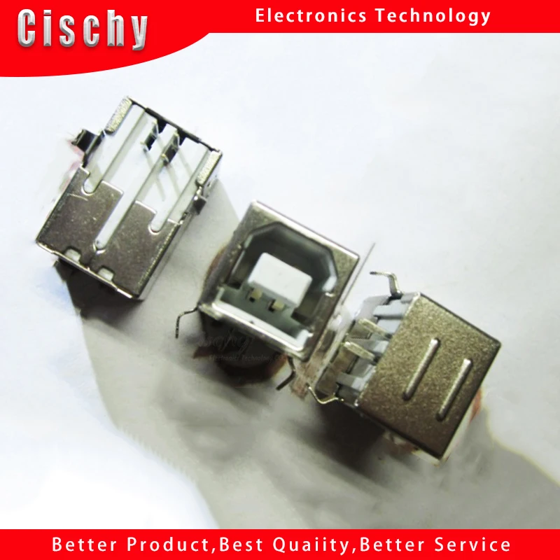 

10 шт./лот, USB-разъем с квадратным отверстием, USBB, для матери, мамы, меди, изогнутая на 90 градусов игла, железный корпус и оригинал, в наличии