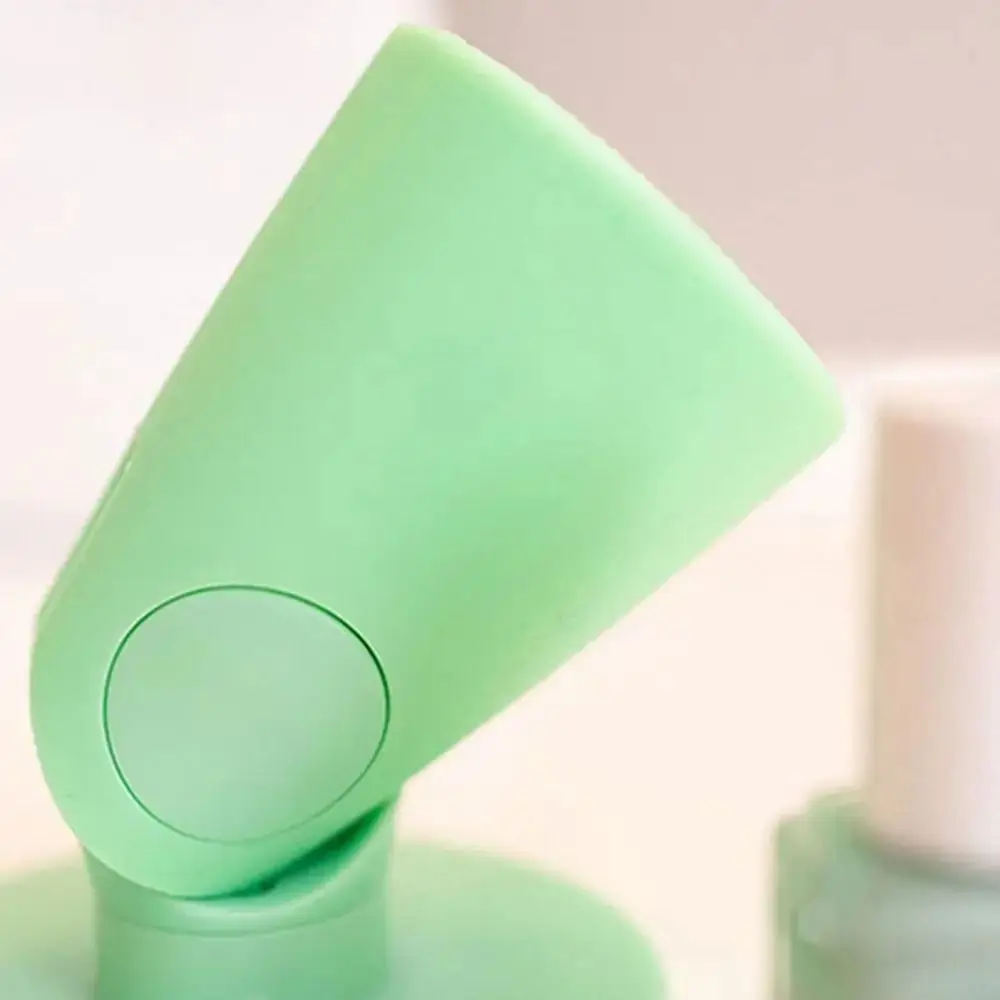 Untippable Base Silicone Nail Polish Holder Rotatable Anti-Spill Nail Polish Display Stand Multiple Colors Portable