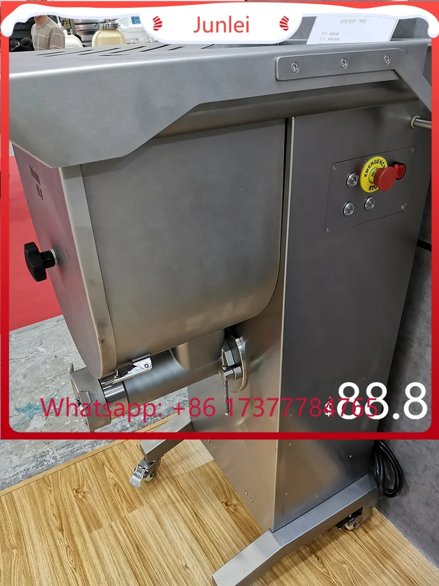 Stainless Steel Electric 800-1000kg/h Commercial Meat Mixer Grinder for Sale