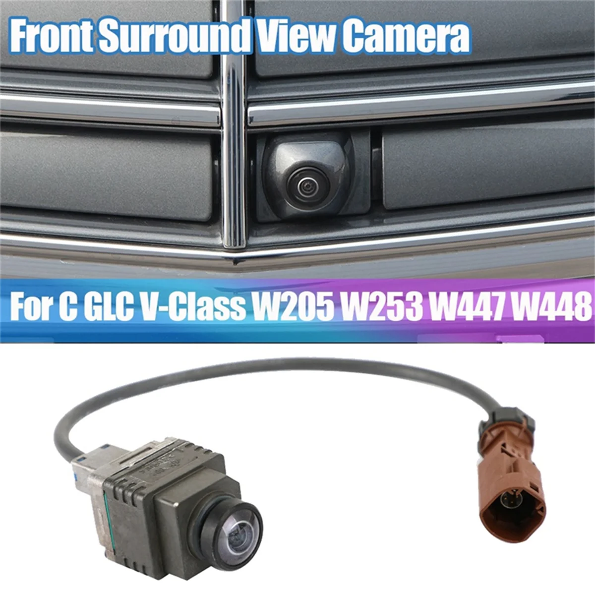 Nuova fotocamera frontale 360 Surround View Camera A0009050806 per Mercedes-Benz C GLC VITO / V classe W205 W218 X253 W447