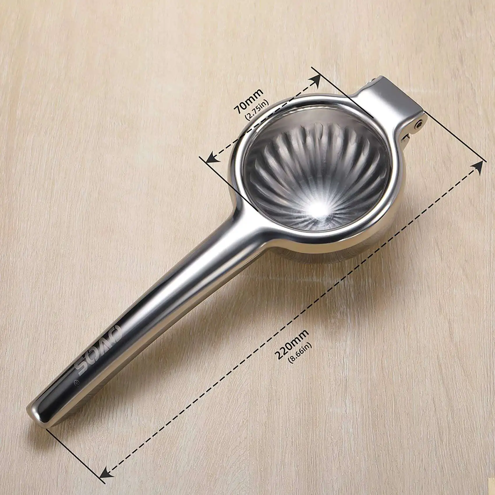 AS60-304 Stainless Steel Manual Lemon Juice Squeezer