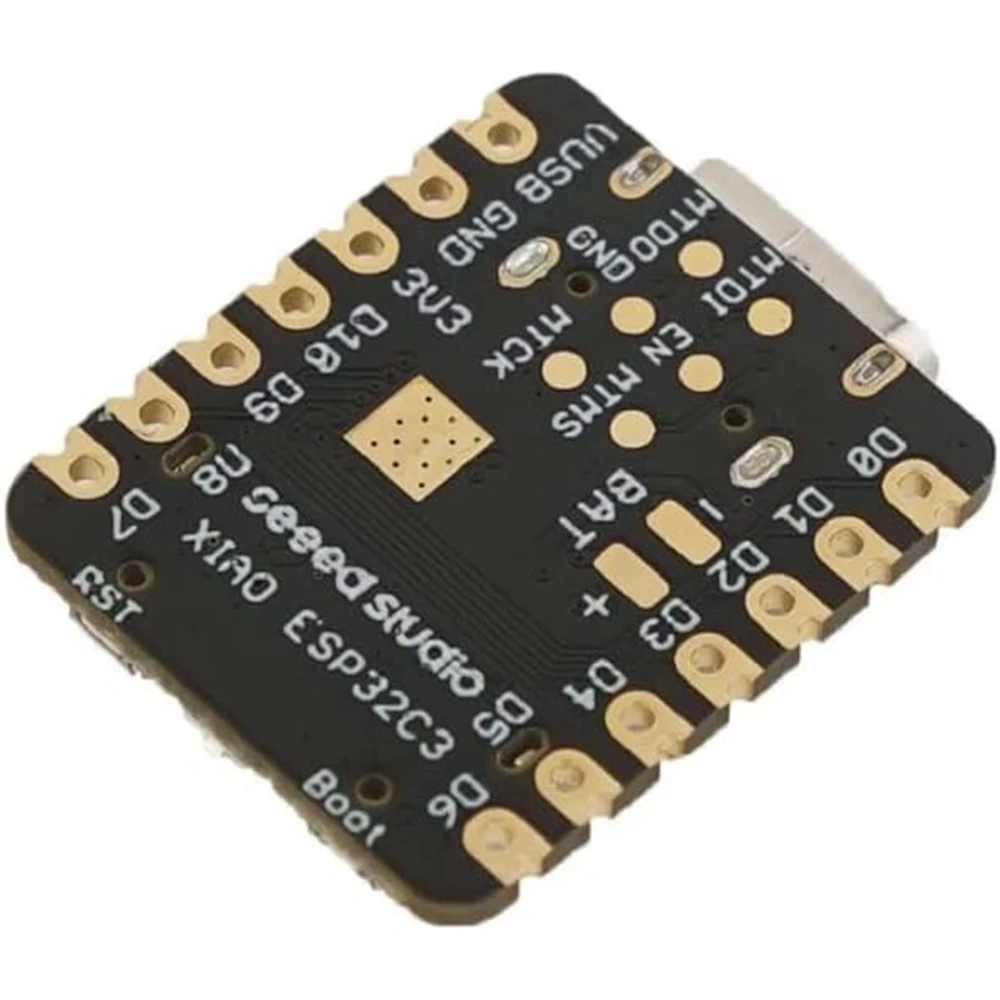 Seeed Studio XIAO ESP32C3(Support Arduino) - Tiny MCU Board for IoT Controlling Scenarios, Wi-Fi, BLE, Battery Charge, and Rich