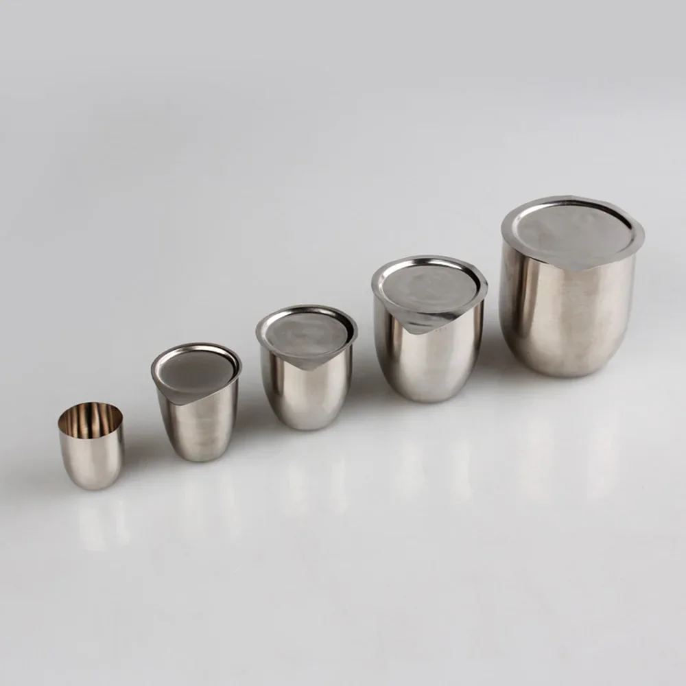 Standard capacity 10ml 20ml 30ml 50ml 80ml 100ml platinum crucible with lid/cover