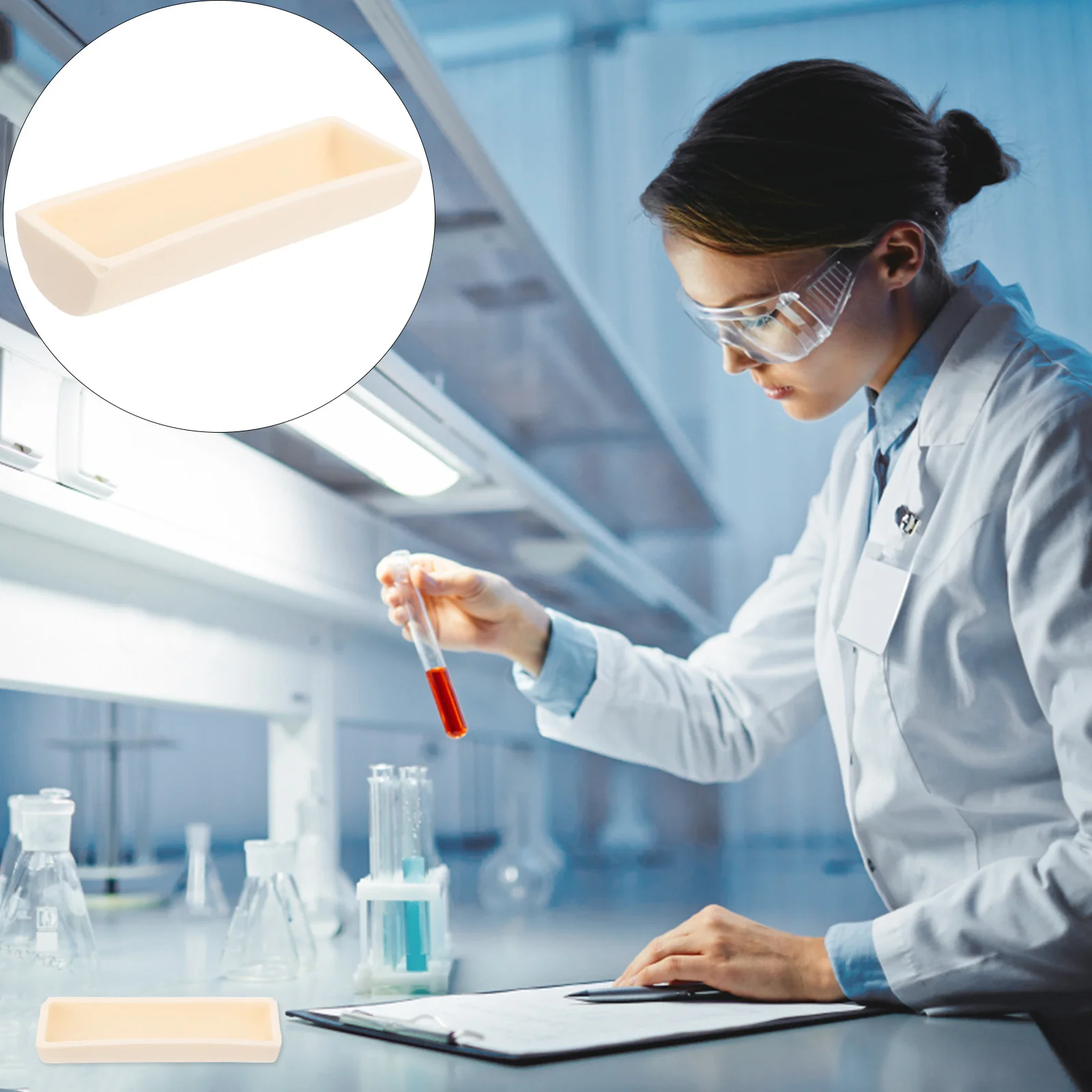 

Corundum Crucible Alumina Semicircle Boat for Labs Tube Furnace Experiment High Purity Heat Resistance Corundum Crucible