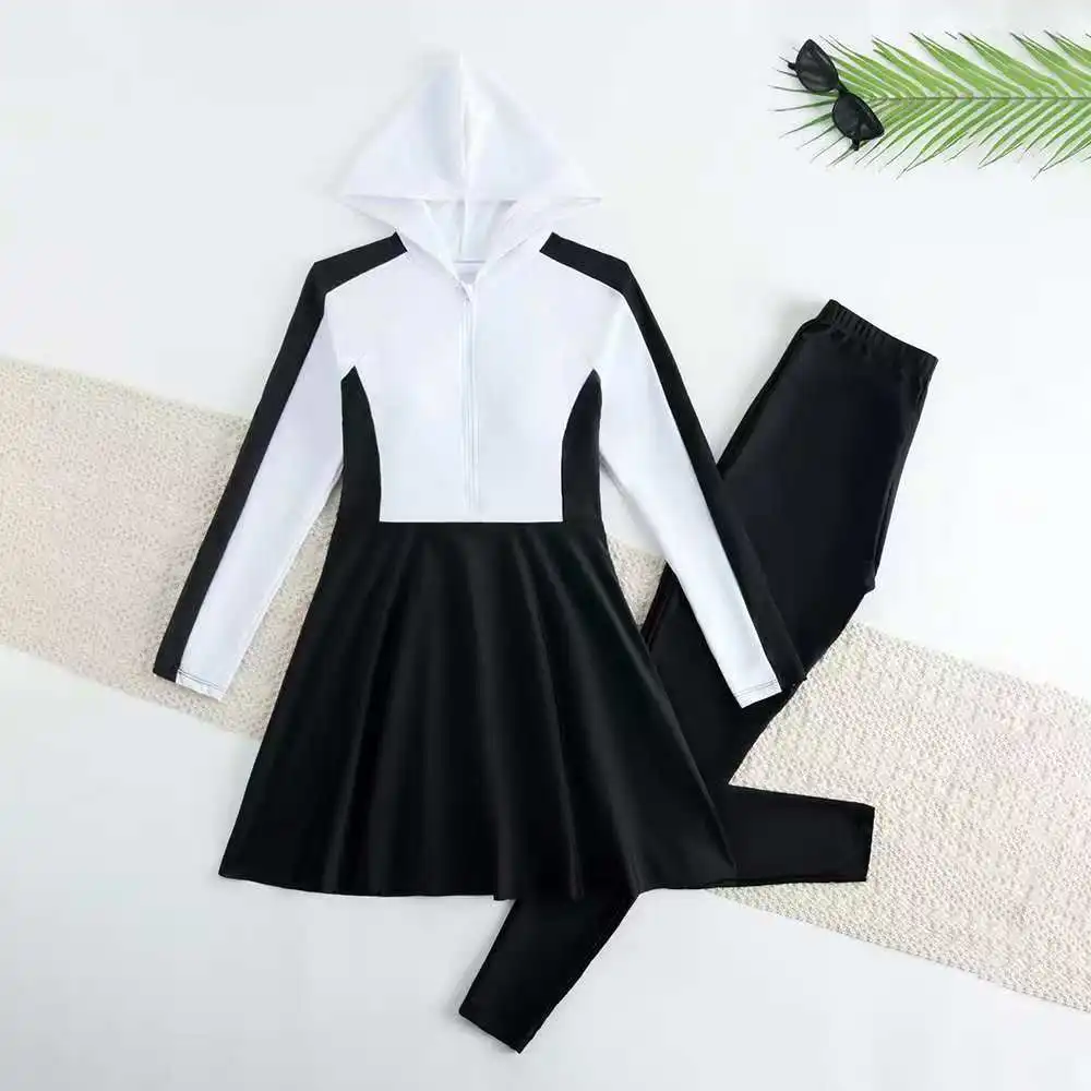 

2026 Sporty Beach Dress Girls Swimsuit Kids Swimwear Female Children Bathers Bathing Swimming Swim Suit Beachwear 13-16Y