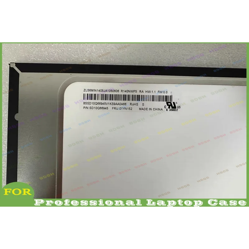 @BDBH FHD Touch LCD Panel R140NWF5‑RA 40Pins For ThinkPad T490 T495 T495S P43S T14S T14 Gen1 Laptop Screen Replacement
