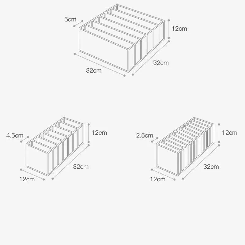 Schrank Veranstalter Unterwäsche Organizer für Kleider schrank Kleidung Veranstalter Schränke Schublade Veranstalter BH Socken Lagerung Organizer Box