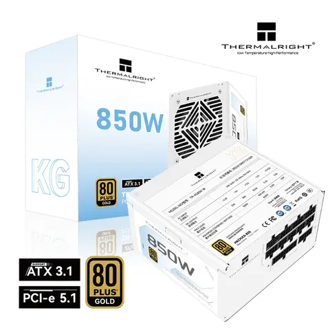 Thermalright TR-KG850-W Gold Medal Fully Modular PC Power Supplies ATX3.1 PCI-E 5.1 PSU Power Supply 650W/750W/850W