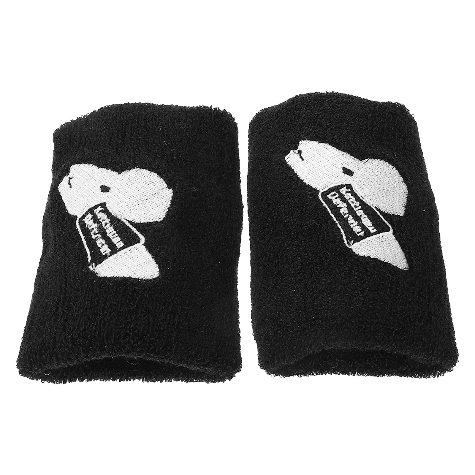 

Пара эластичных дышащих спортивных напульсников для гирь, впитывающих пот, для поддержки запястья при тренировках