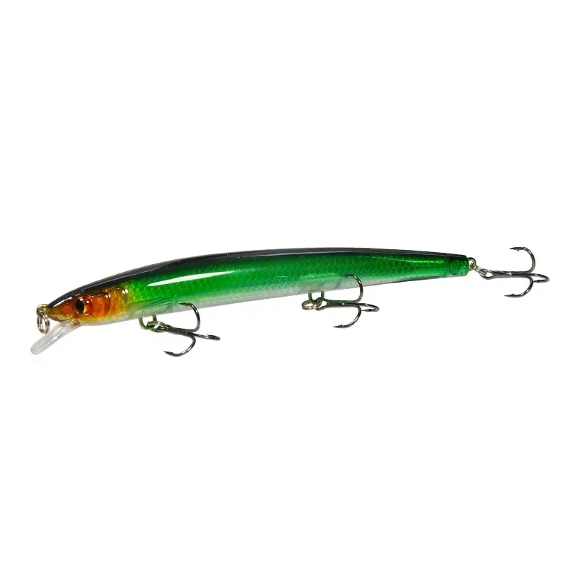 Langwurf-Minnow-Angelköder, 135mm/15,4g, Fliegender Fisch, Klassische Wobbler, Hartplastik-Crankbait – Detail 19