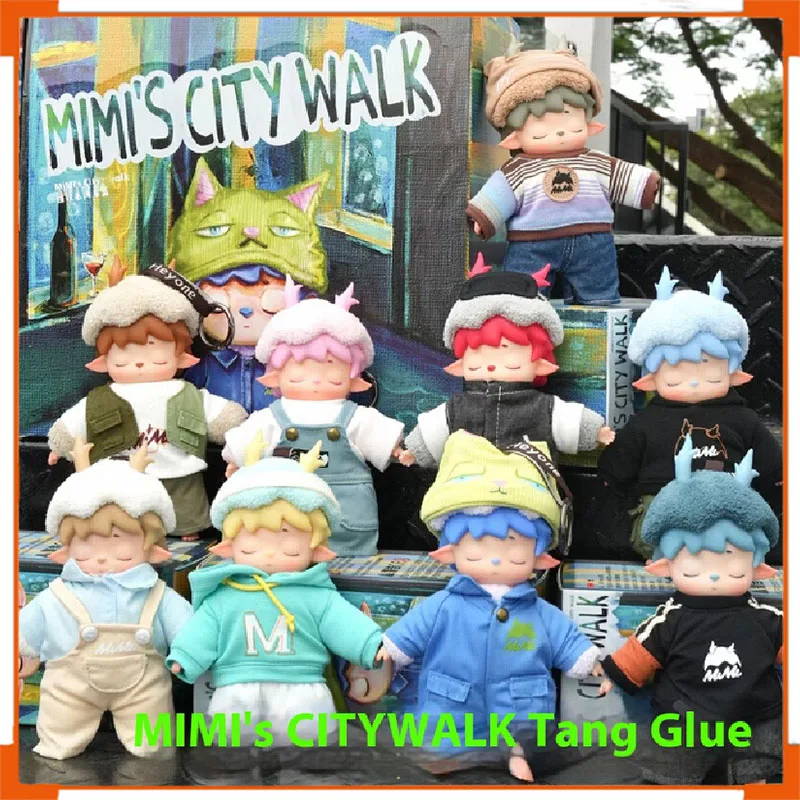 

Authentic Heyone MIMI CITYWALK Series Cute Vinyl Collectible Figurine Trendy Blind Box Toy Display Item Gift