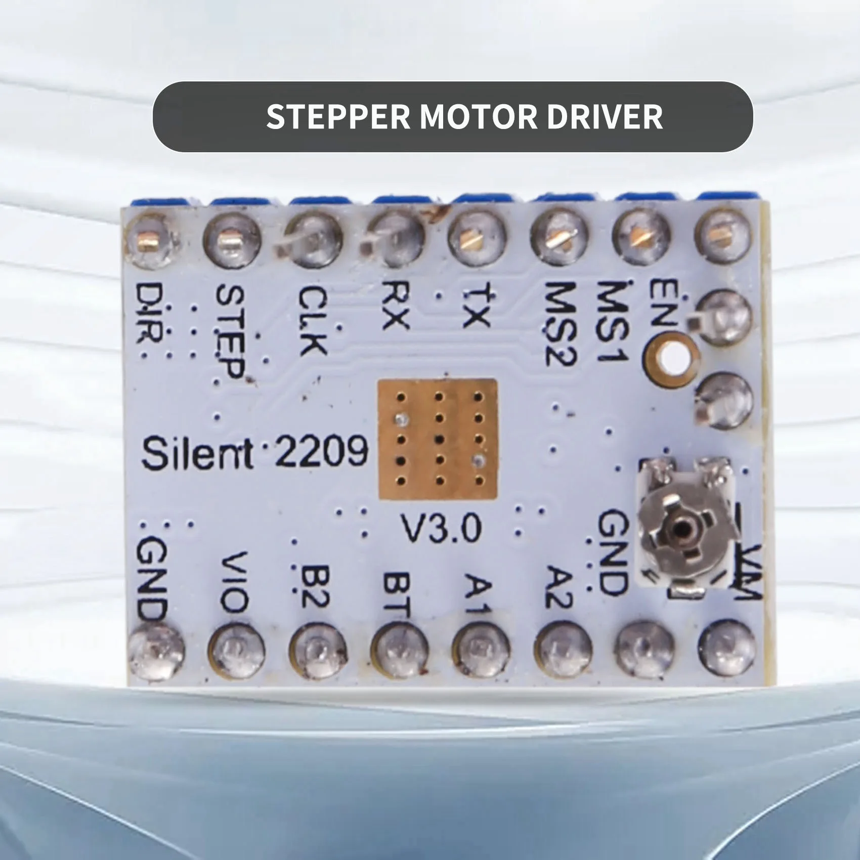 Y06A 5 قطعة TMC2209 V3.0 محرك متدرج سائق خطوة قضيب سائق صامت 256 Microstep الحالي 2.8A VS TMC2208