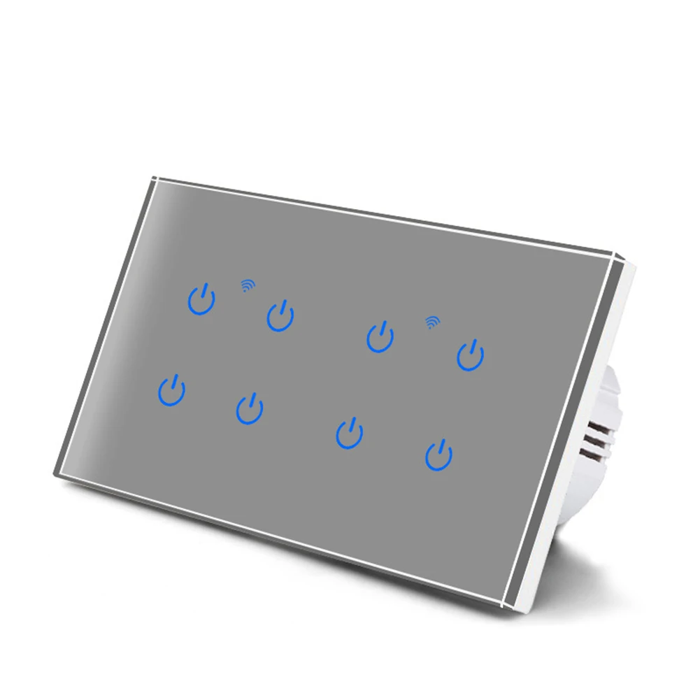 Smart Home Switch Smart Switch Panel Energy-Saving Control Hands-Free Operation Smart Home Experience For Alexa