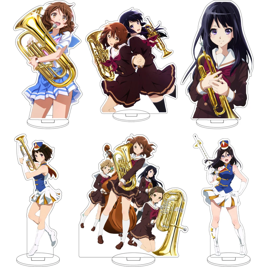 Sonido de Anime de 16CM! Figura acrílica de Euphonium Omae Kumiko Kosaka Reina Mayu Kuroe Kato Hazuki, adornos, regalos de Navidad