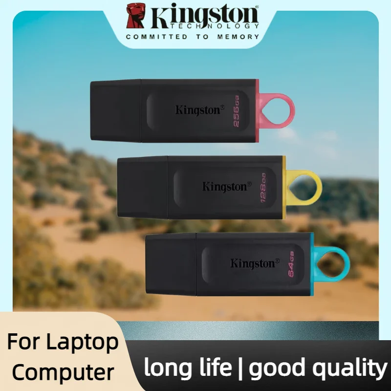 Kingston 256GB 128GB 64GB USB Flash Drives Pendrive DTX Pocket USB 3.2 Gen1 Mini Key Usb Flash Drive Memory Stick fot Numeral PC