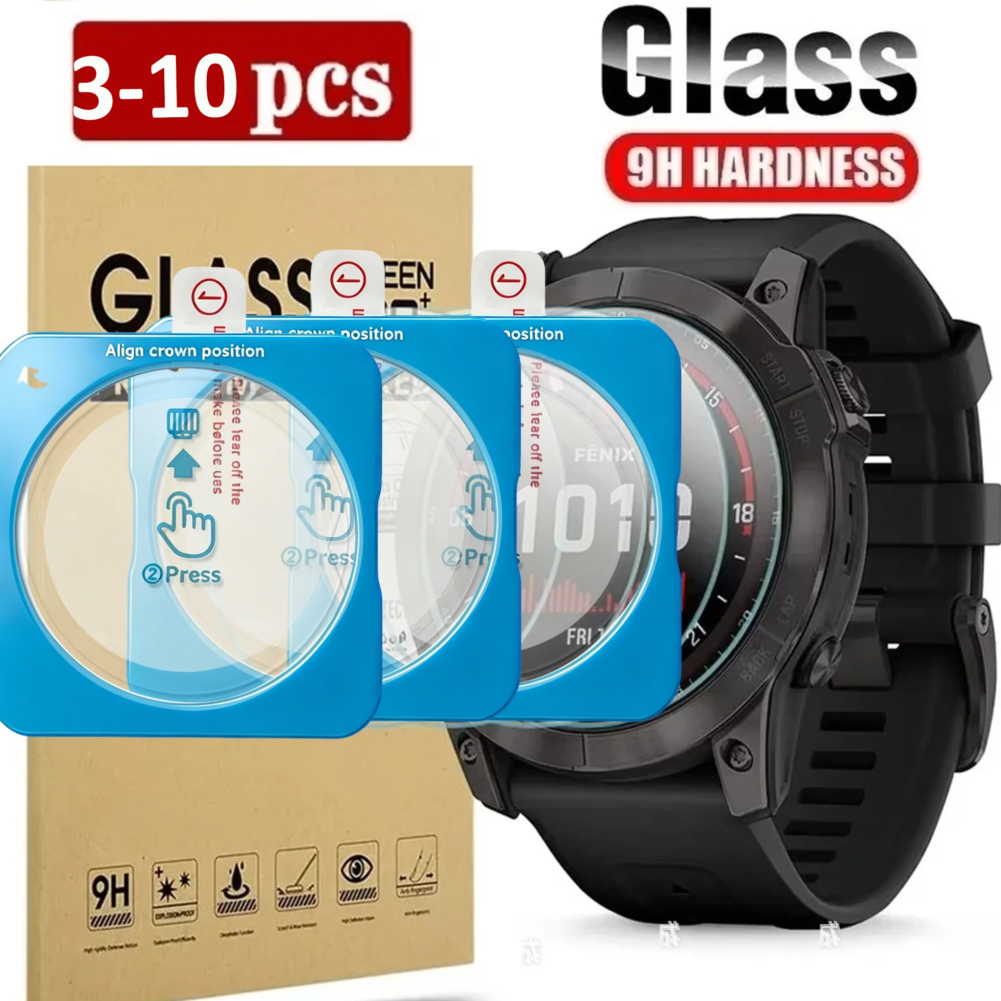 Protective Glass Film for Garmin Forerunner165/255/955/ Screen Protector for Garmin Forerunner Watch