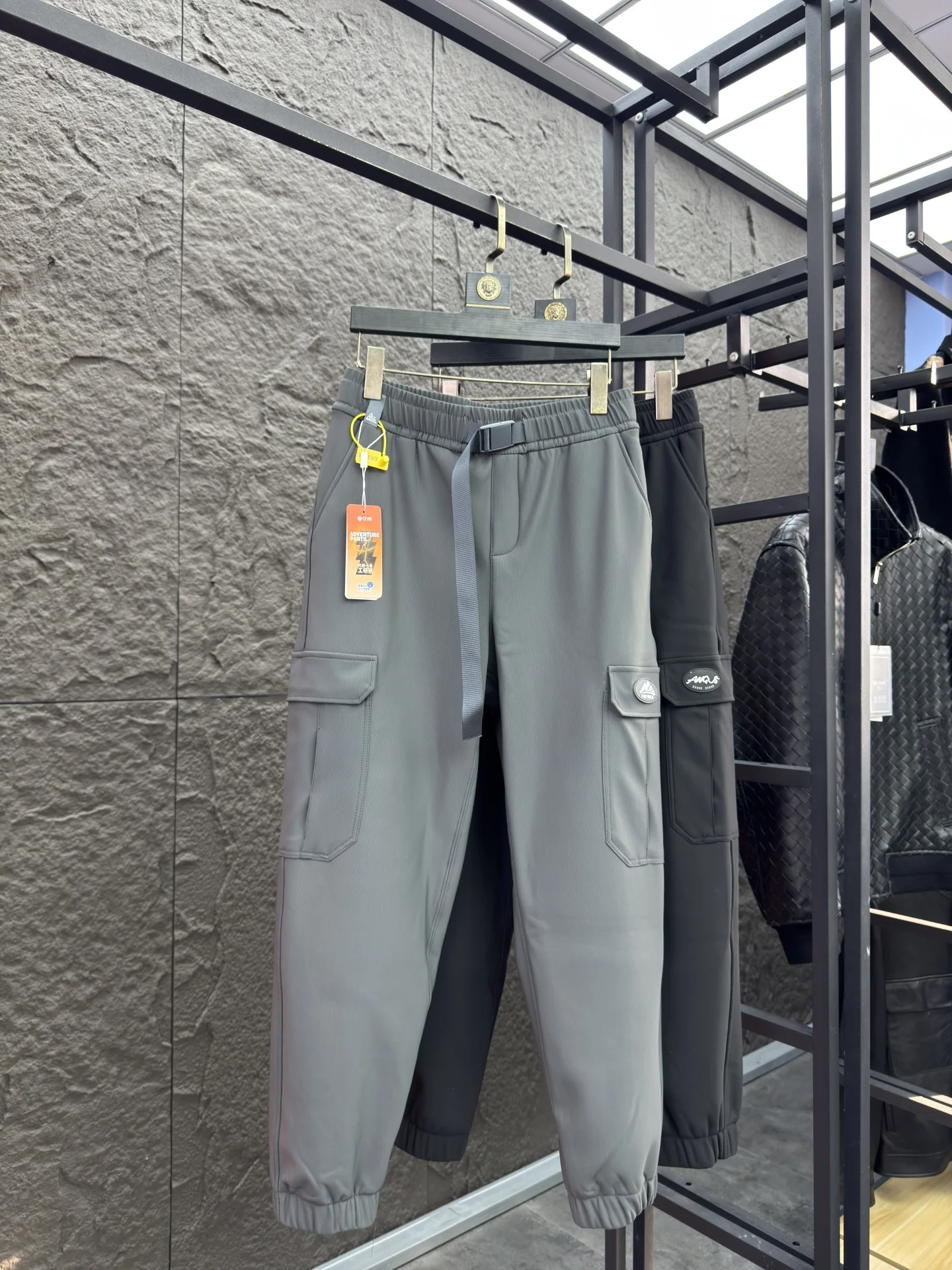 

Ultra-Thi Fce aphene Work Trousers Men's Casual Pants Warm Slim Fit Trousers for Winter Comfortable Leisure aphene T...