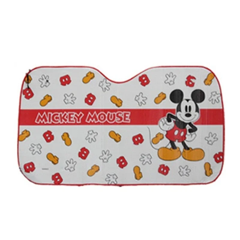 Disney Mickey Car Front Windshield Sunshade Car Summer Heat Shield Waterproof Dustproof Glass Cover Car Decoration Accessories