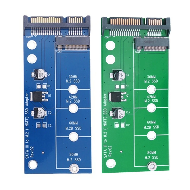 Дополнительная карта NGFF Адаптер SATA3 Raiser to SATA3 Адаптер SSD к SATA3 Поддержка карт расширения для 2230/2242/2260/2280