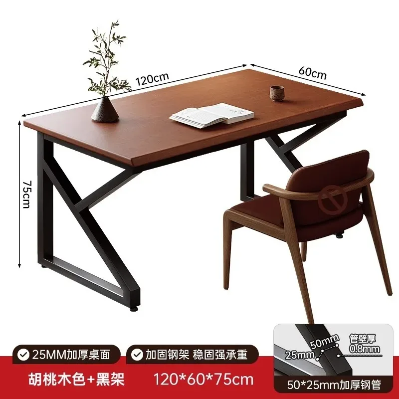 مكتب كمبيوتر من الخشب الصلب، غرفة نوم الطلاب، مكتب كتابة تعلم الطلاب، بسيط وحديث، سطح المكتب المنزلي، الرياضات الإلكترونية #5